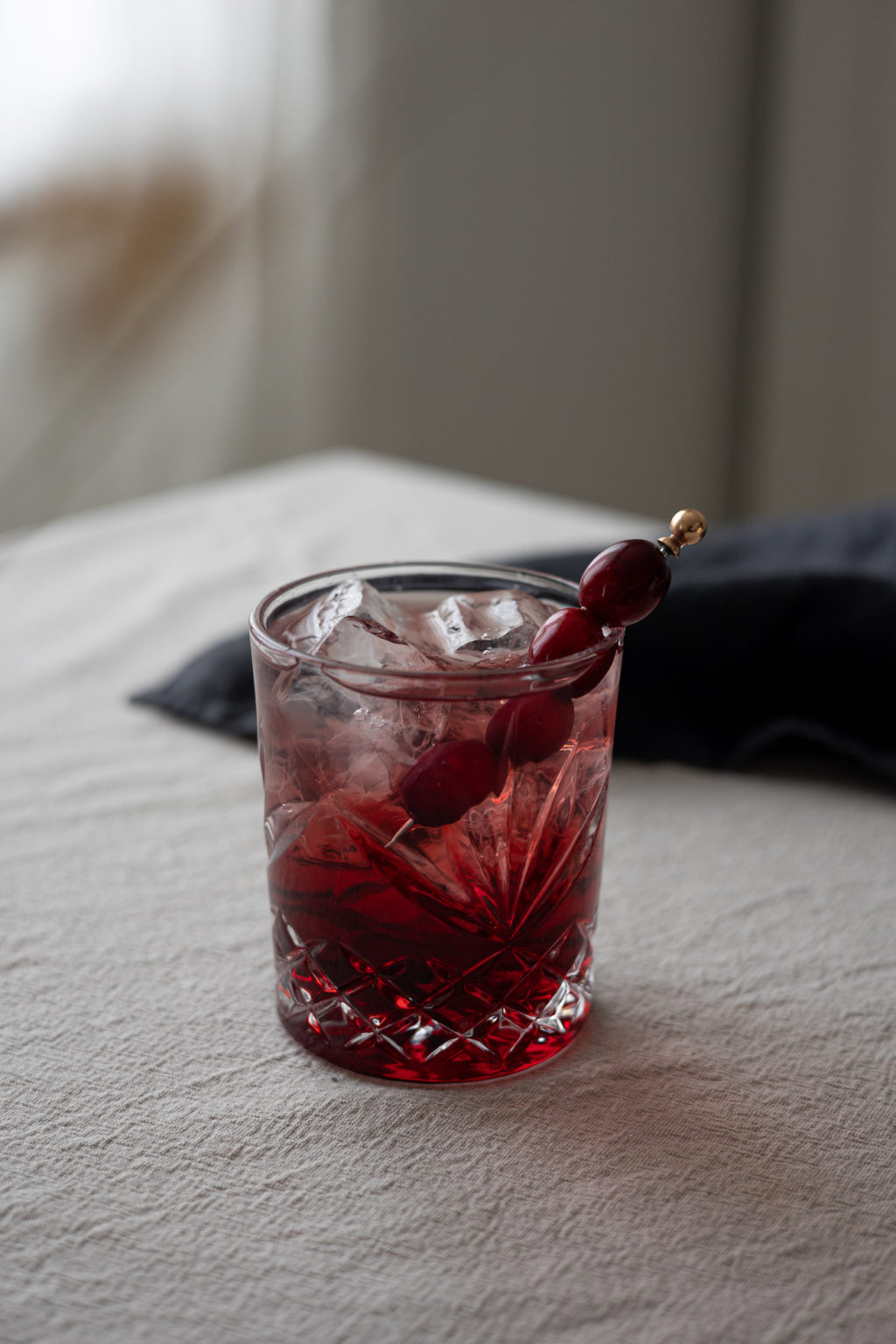 Gin Royal et canneberges