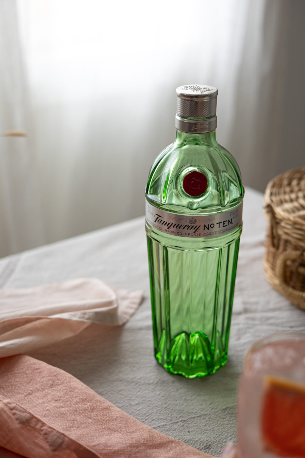 Bouteille de Tanqueray No Ten