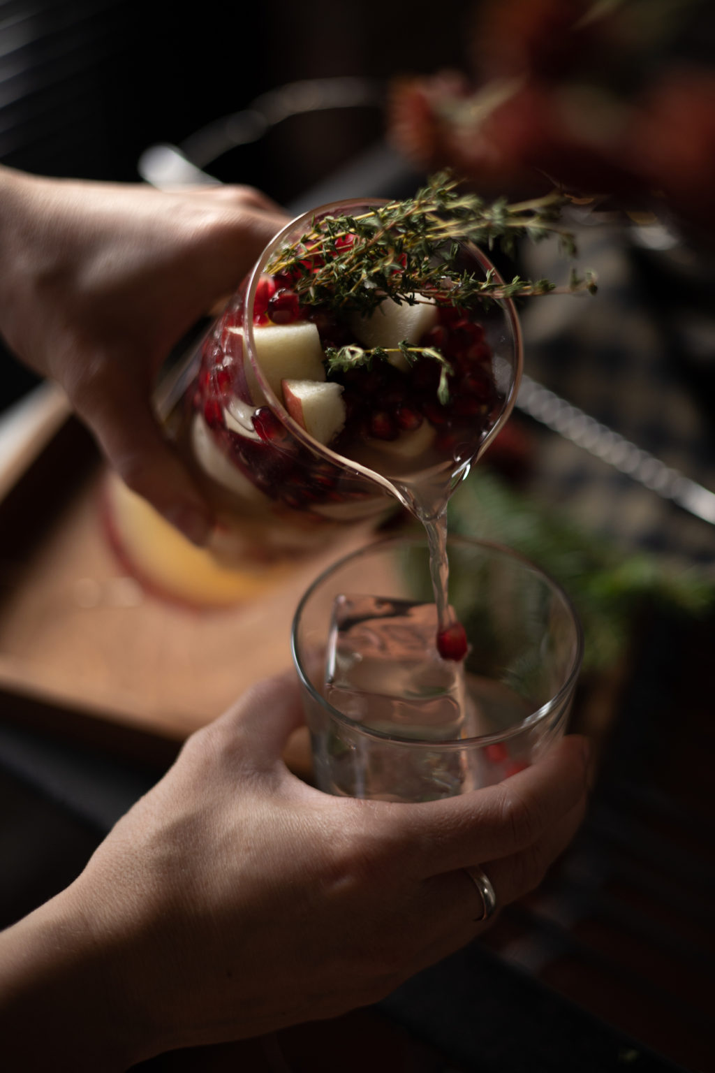 Sangria de Noël pomegrenade