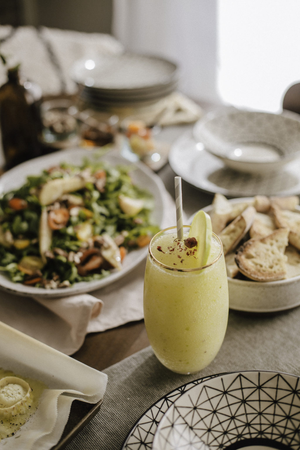 cocktail slush pomme et rose