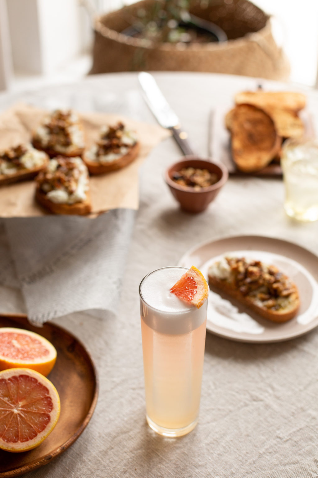 Cocktail Romeo's X et komucha à l'hibiscus