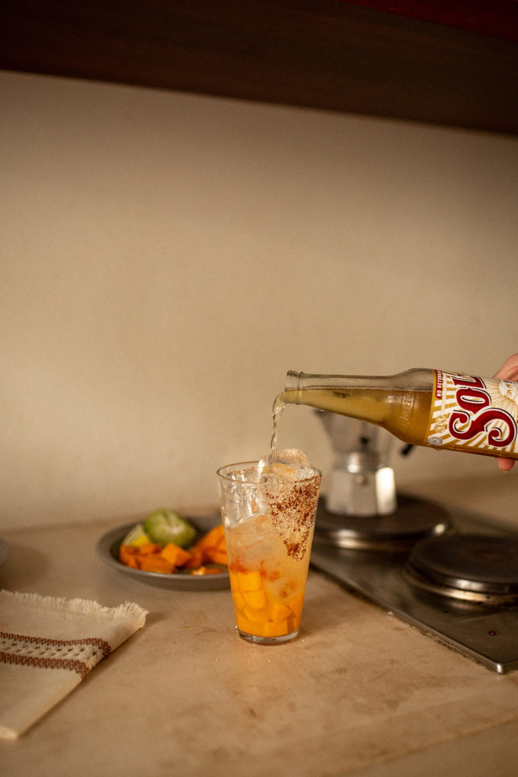 Michelada à la mangue