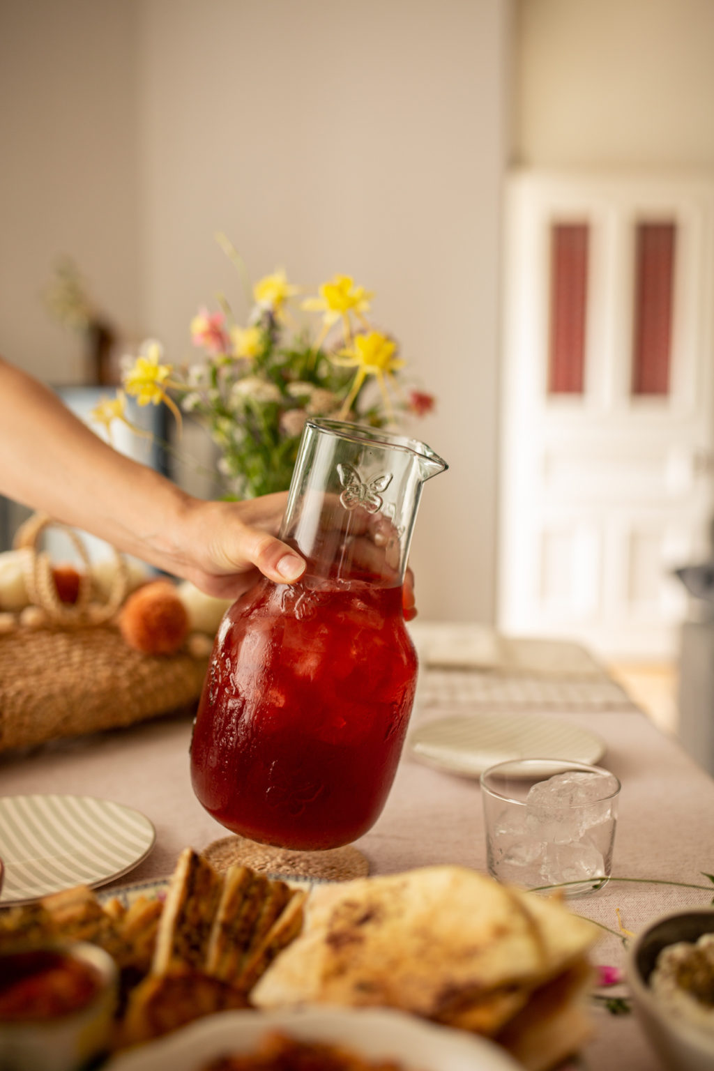 Agua fresca Hibiscus et Orange