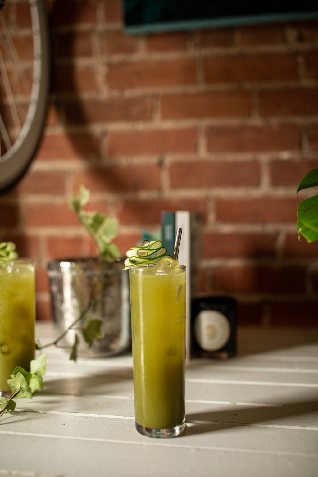 Mocktail matcha et yuzu