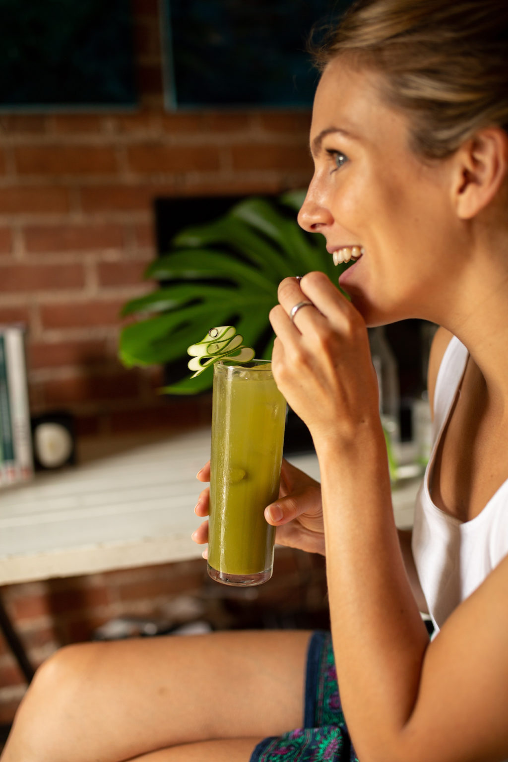 Mocktail matcha et yuzu