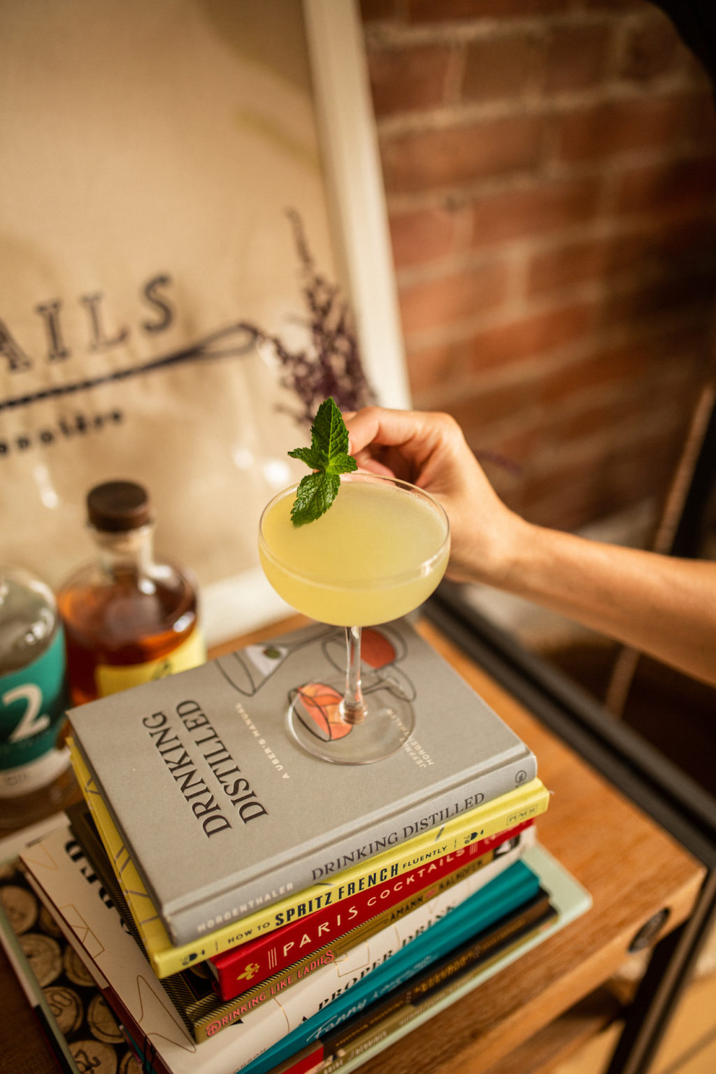 cocktail KM12 et liqueur Lily