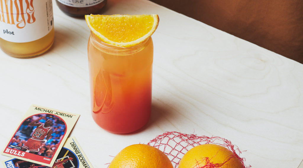 Garibaldi cocktail dégragé