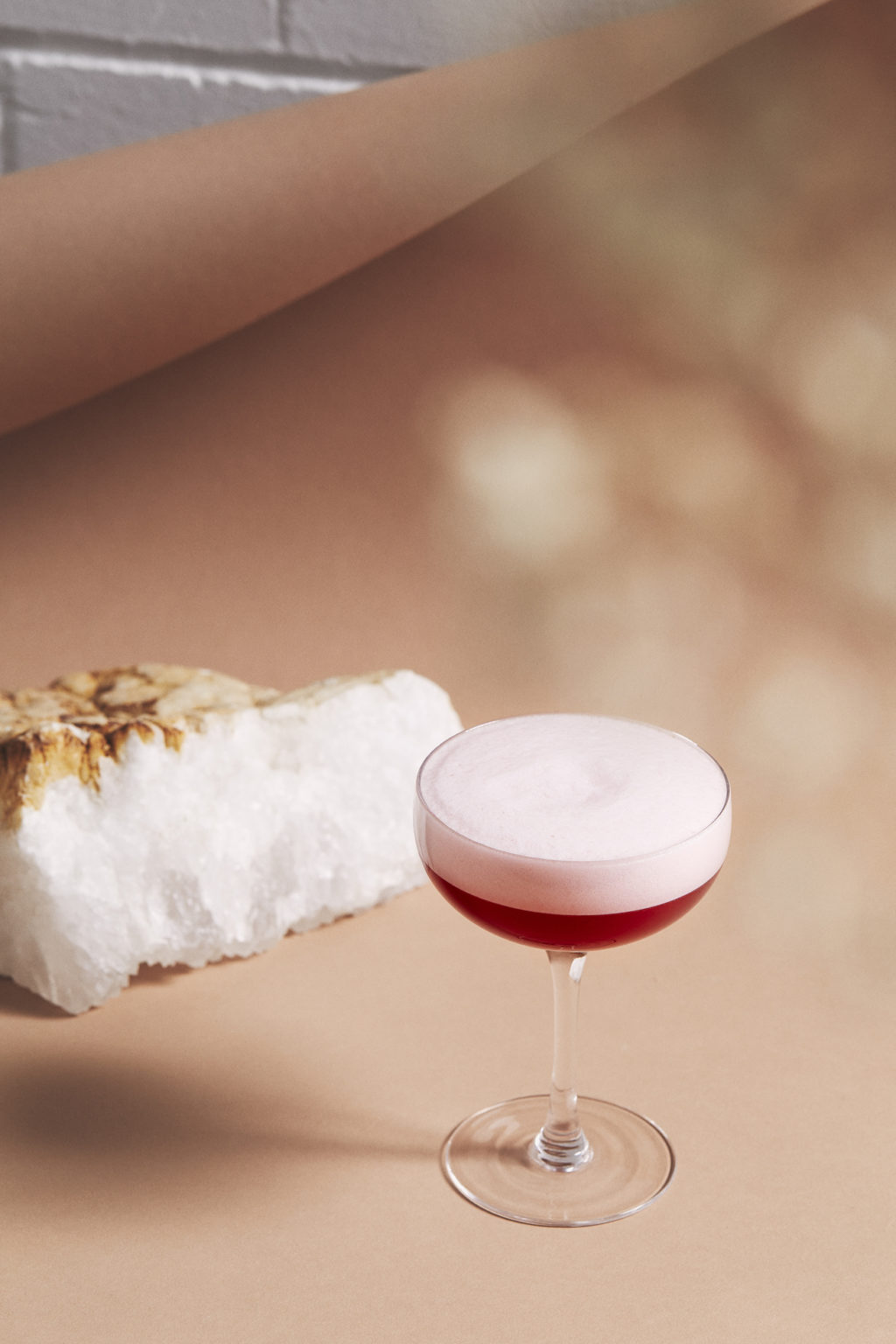 mocktail au bleuet et au gin sans alcool