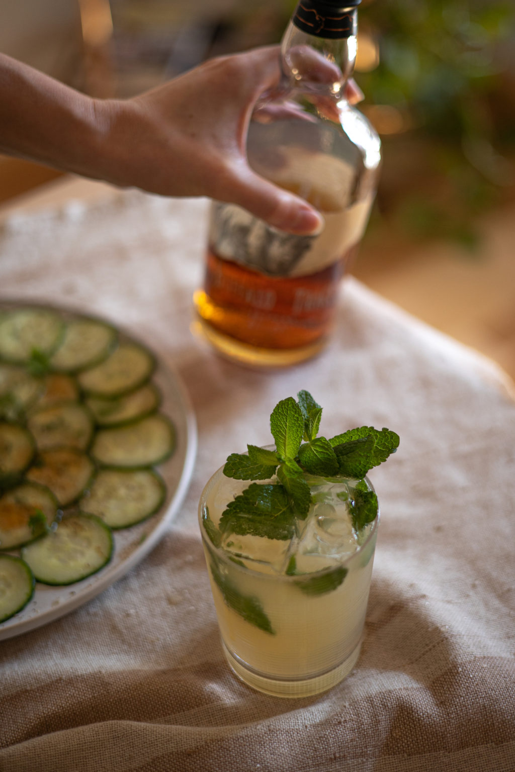 Concombre épicé lime et coriandre